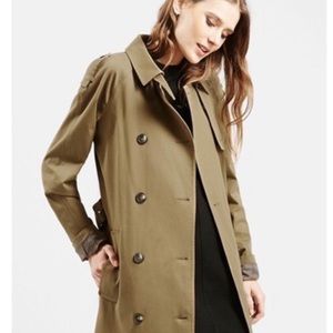 Topshop Olive Green Trench Coat